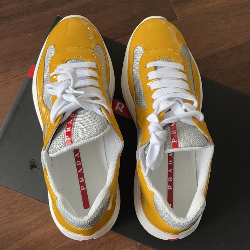 LIMITED PRADA new American cup bike fabric sneaker - Picture 3 of 5